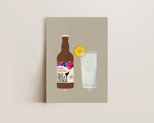 Old Mout & Vodka Lemonade Print