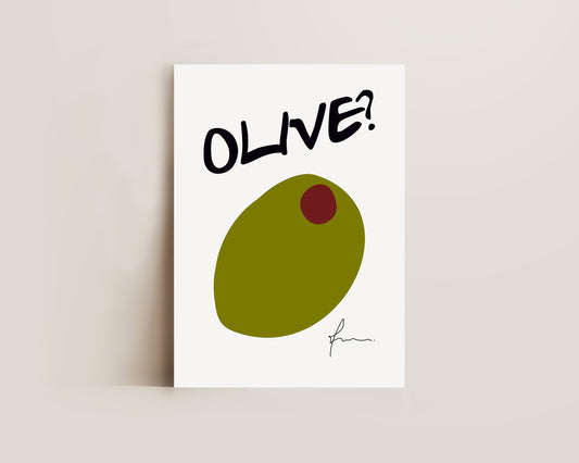 Olive Print