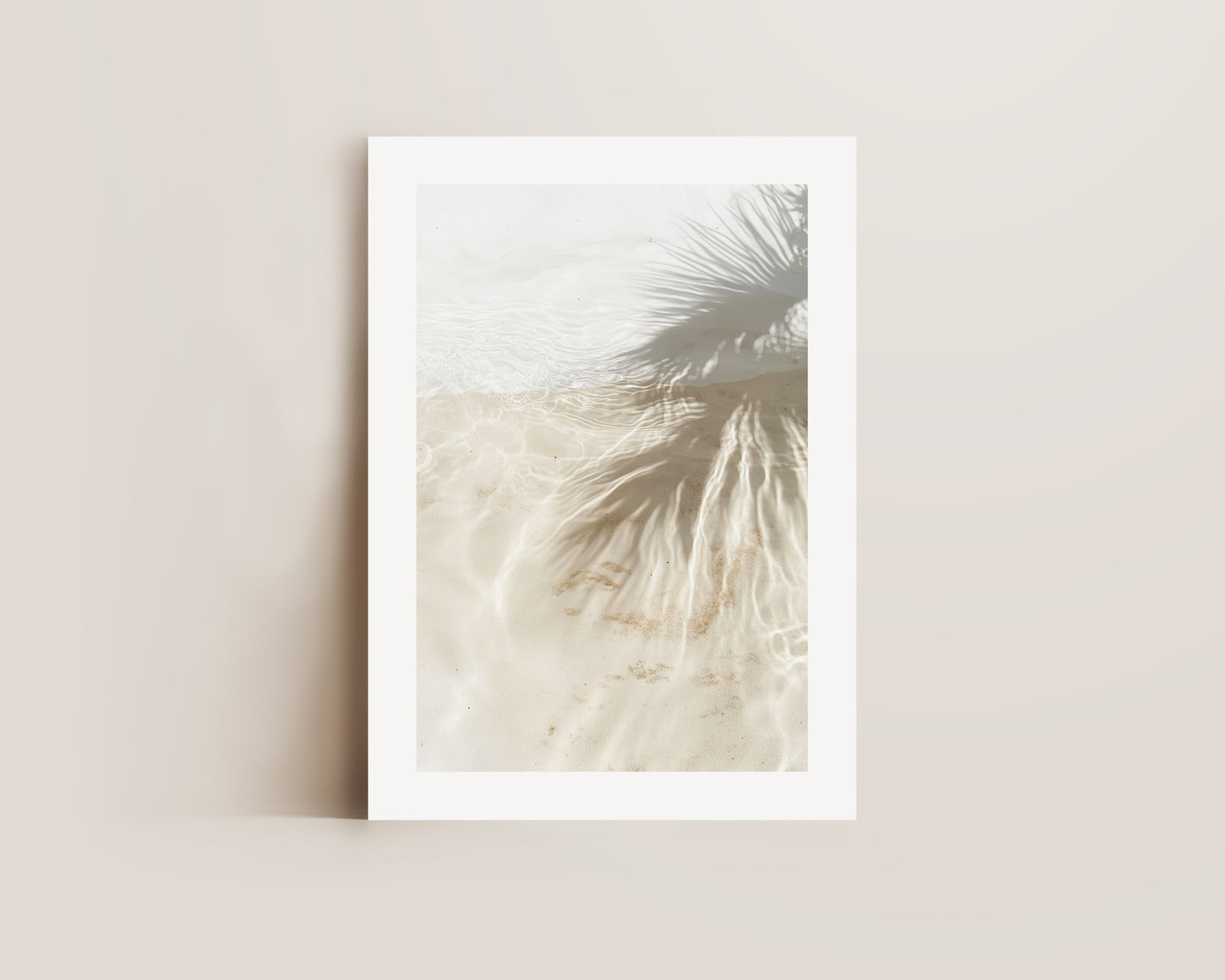 Palm Tree Shadows Print