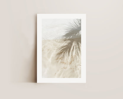 Palm Tree Shadows Print