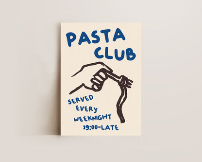 Pasta Club Blue Print