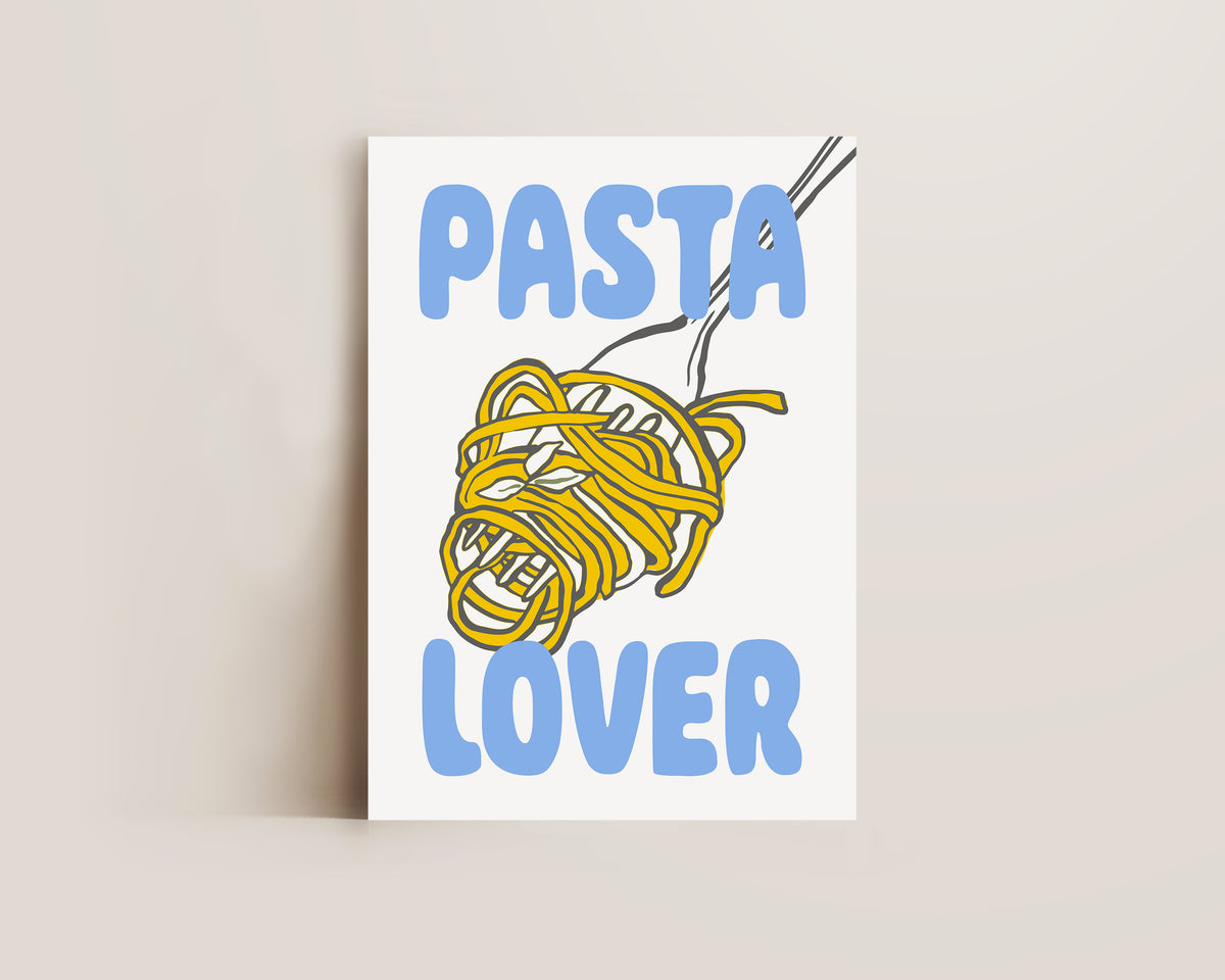 Pasta Lover Fork Print