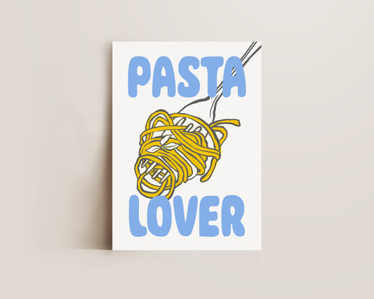 Pasta Lover Fork Print