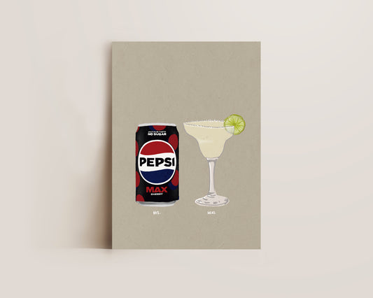 Pepsi Max Cherry & Margarita Print