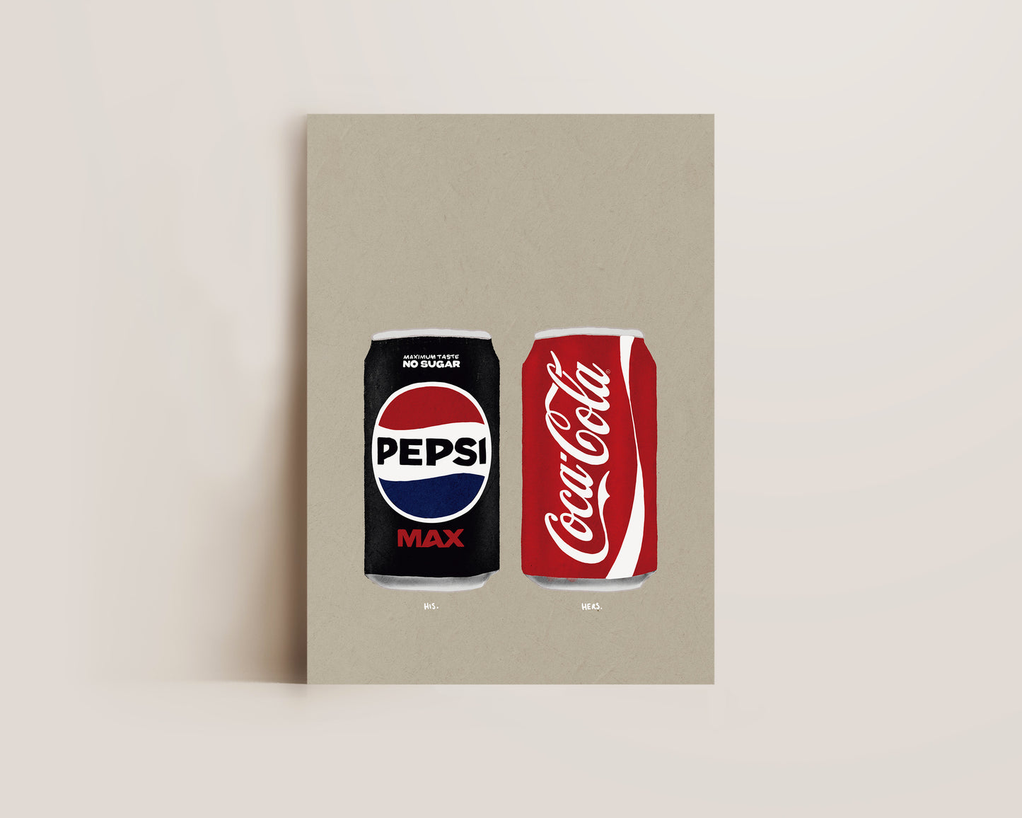 Pepsi Max & Coke Print