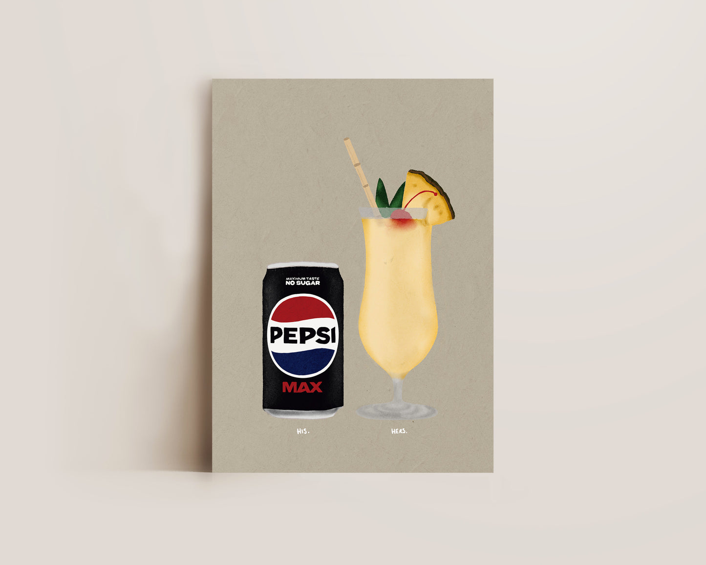 Pepsi Max & Pina Colada Print