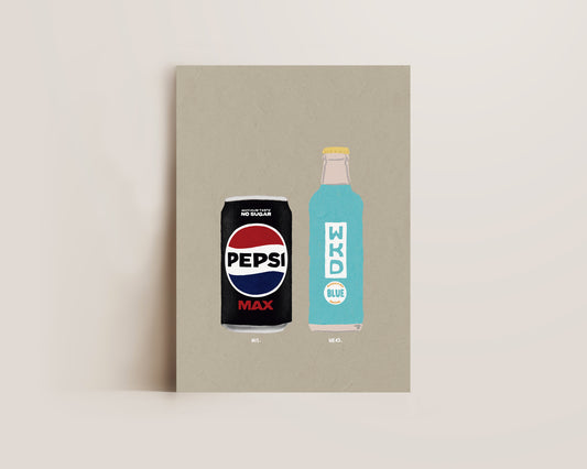 Pepsi Max & WKD Blue Print