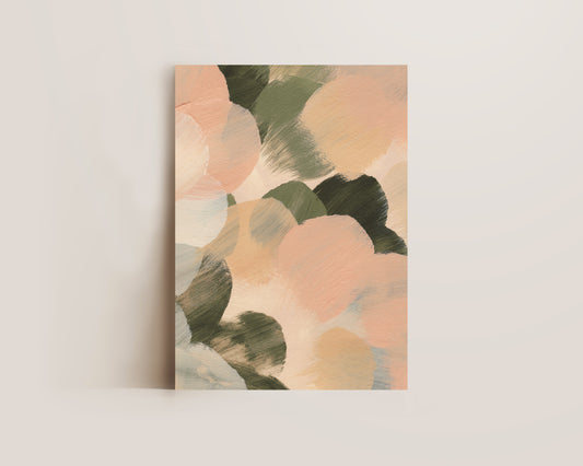 Pink & Green No. 1 Print