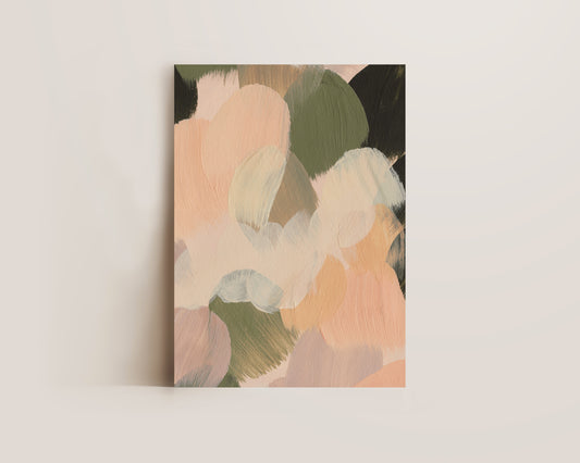 Pink & Green No. 3 Print