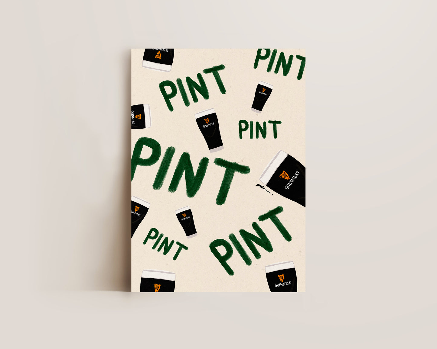 Pints Of Guinness Print