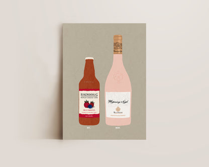 Rekorderlig & Whispering Angel Print