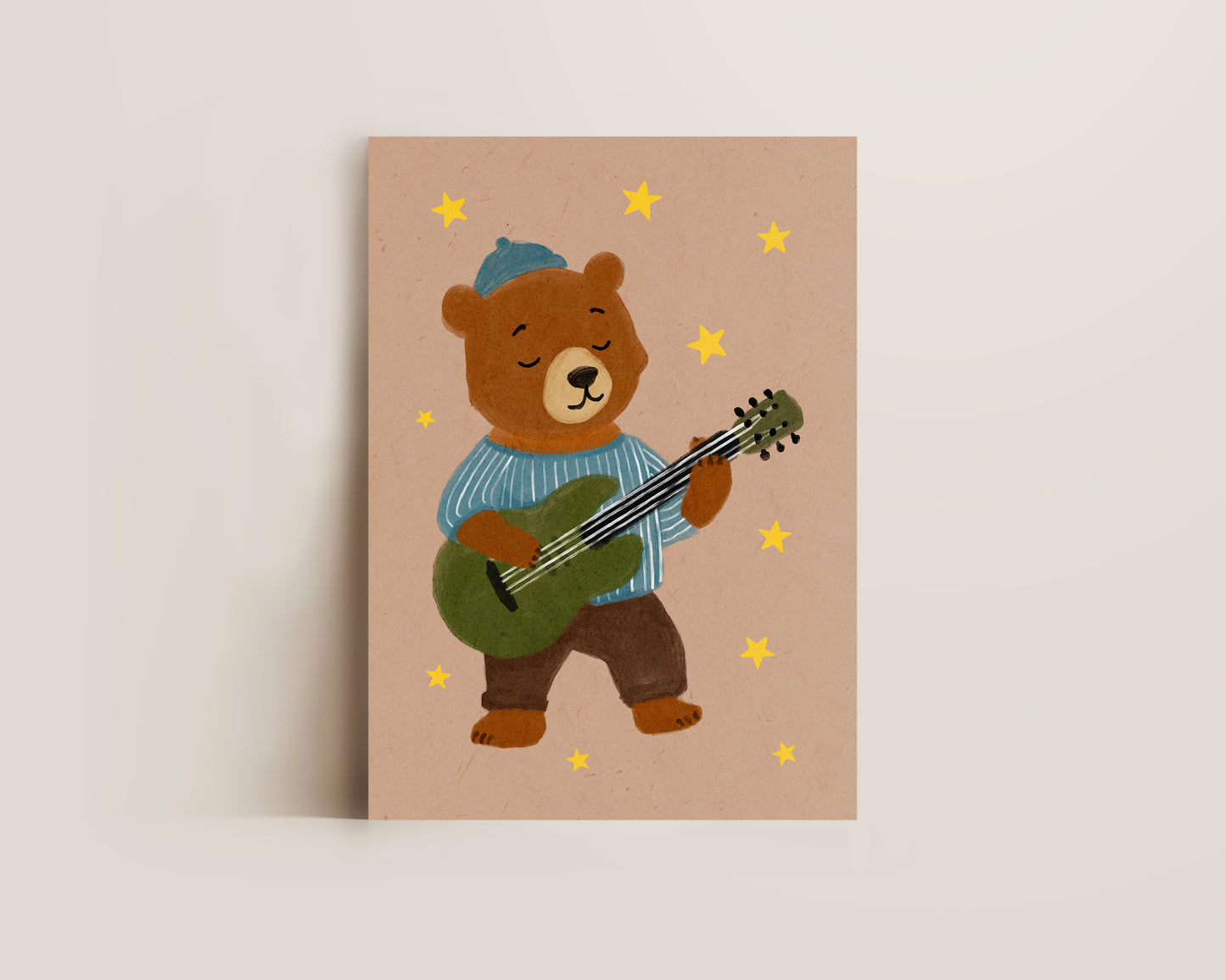 Rockstar Bear Print