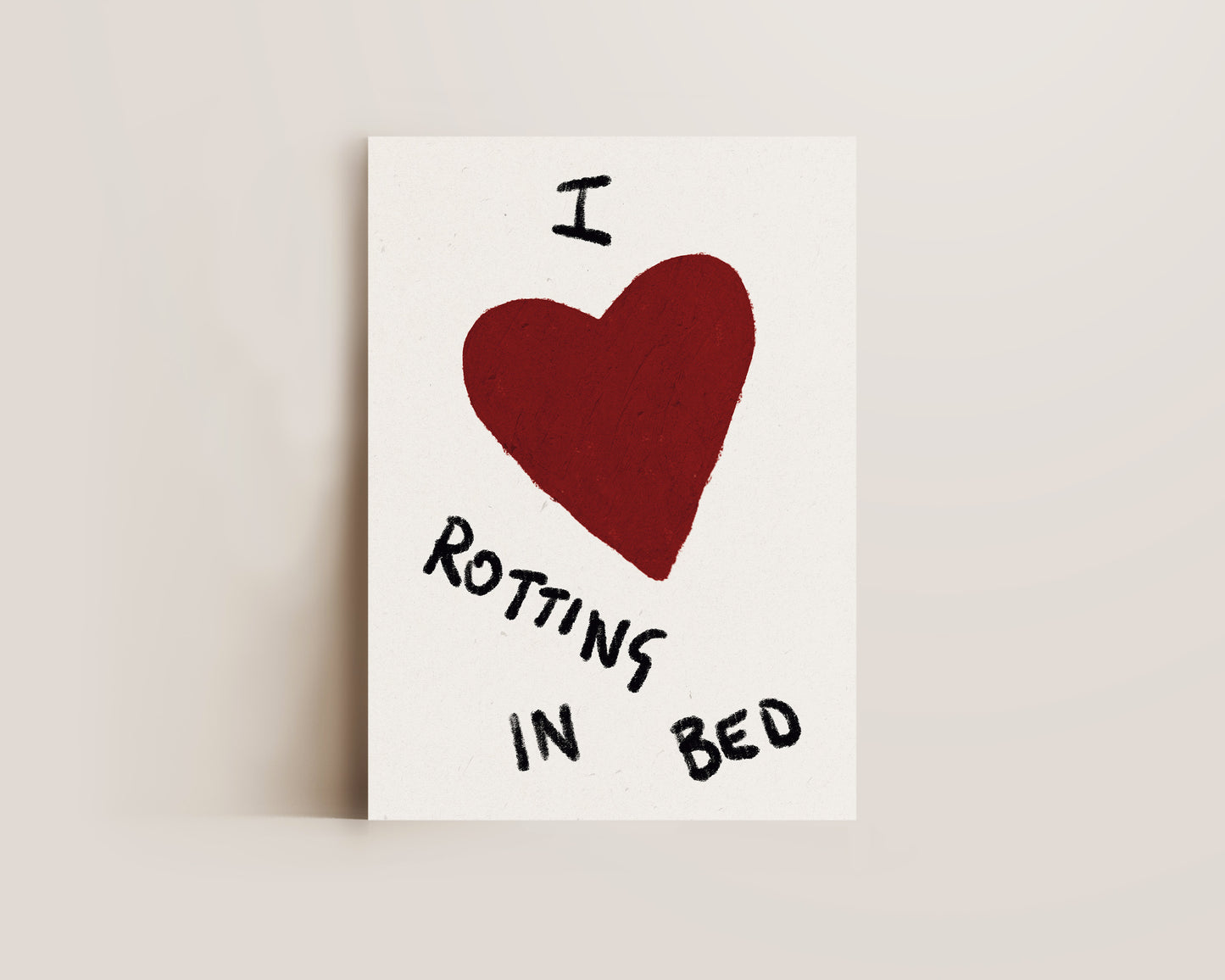 Rotting In Bed Art Print
