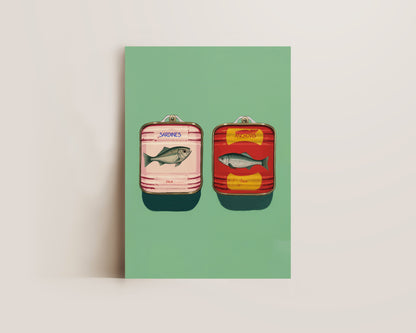 Sardines & Anchovies Art Wall Art Print