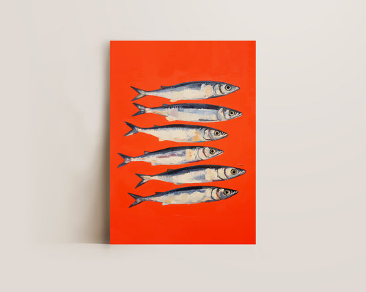 Red Sardines Print