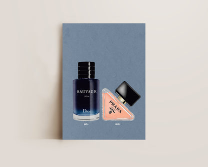 Sauvage & Prada Milano Art Print