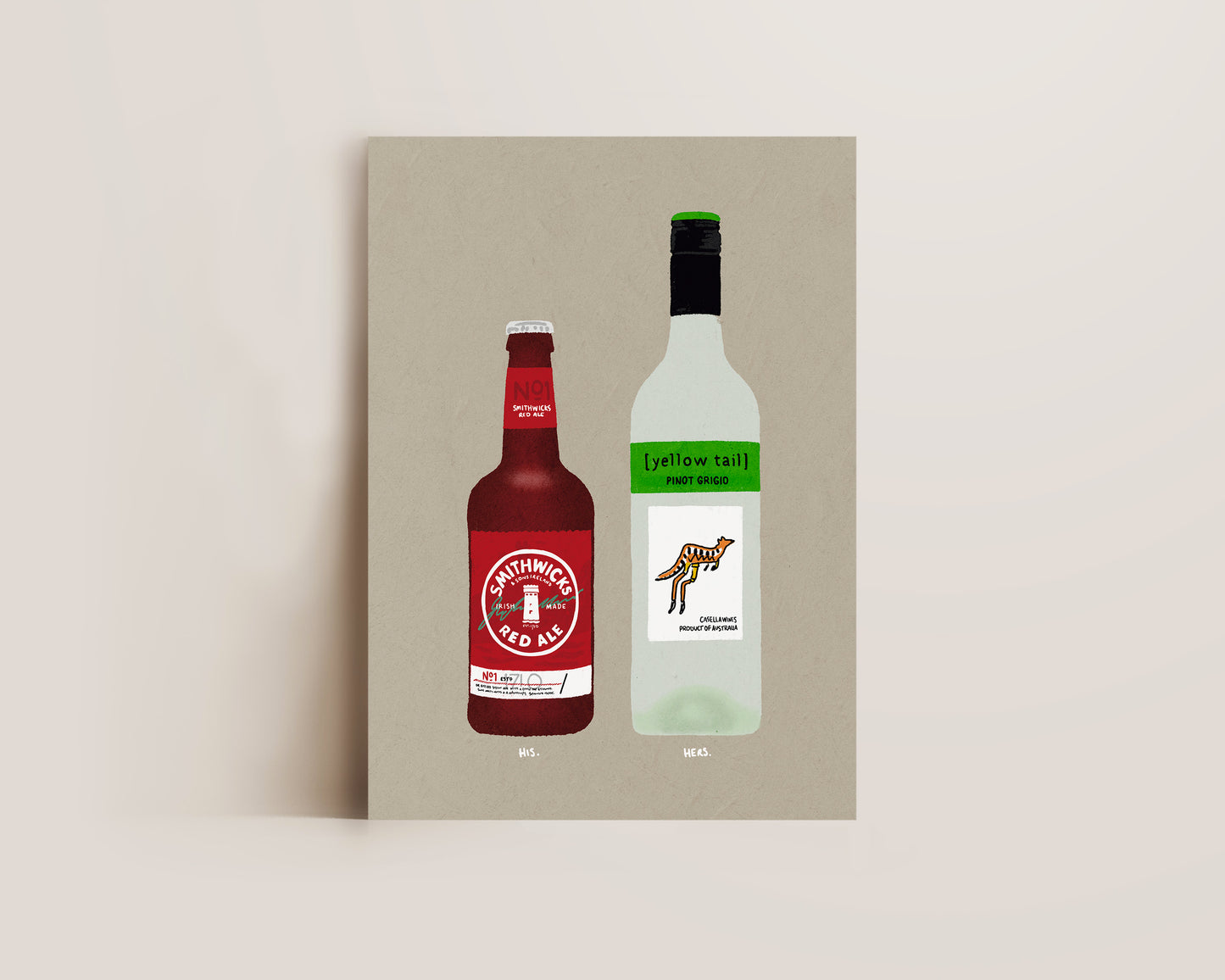 Smithwicks & Yellowtail Pinot Grigio Print