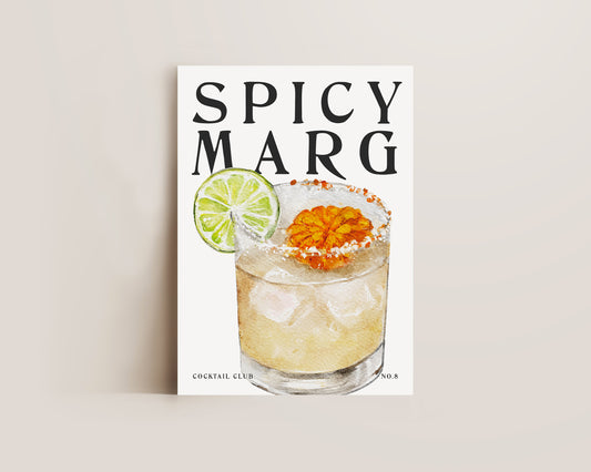 Spicy Marg Print
