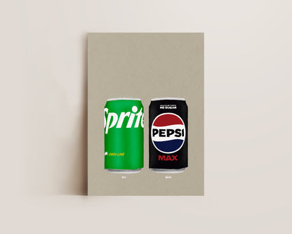 Sprite & Pepsi Max Print