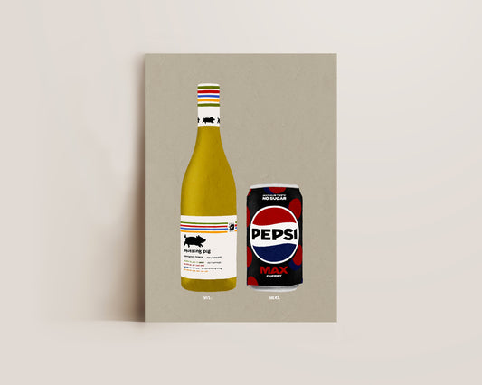 Squealing Pig & Pepsi Max Cherry Print