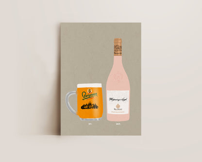 Staropramen & Whispering Angel Print