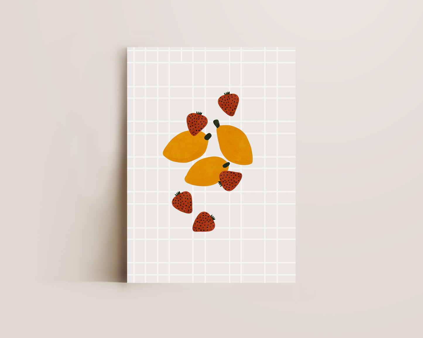 Strawberry & Lemon Print