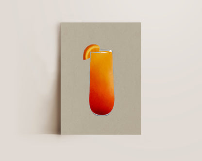 Tequila Sunrise Print