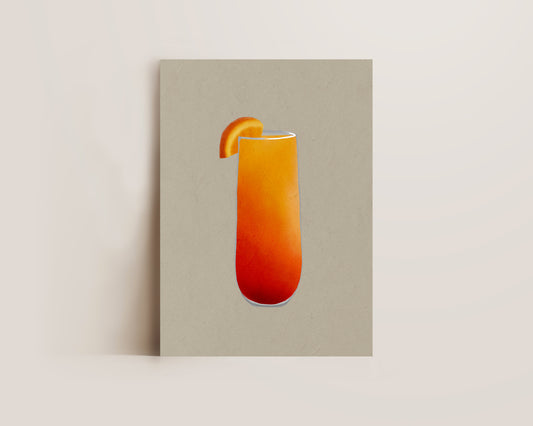Tequila Sunrise Print