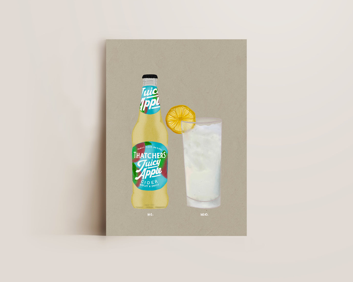 Thatchers Juicy Apple & Vodka Lemonade Print