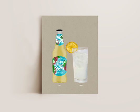 Thatchers Juicy Apple & Vodka Lemonade Print
