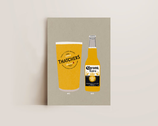 Thatchers & Corona Print