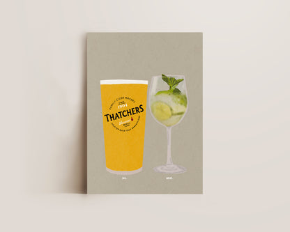 Thatchers & Hugo Spritz Print