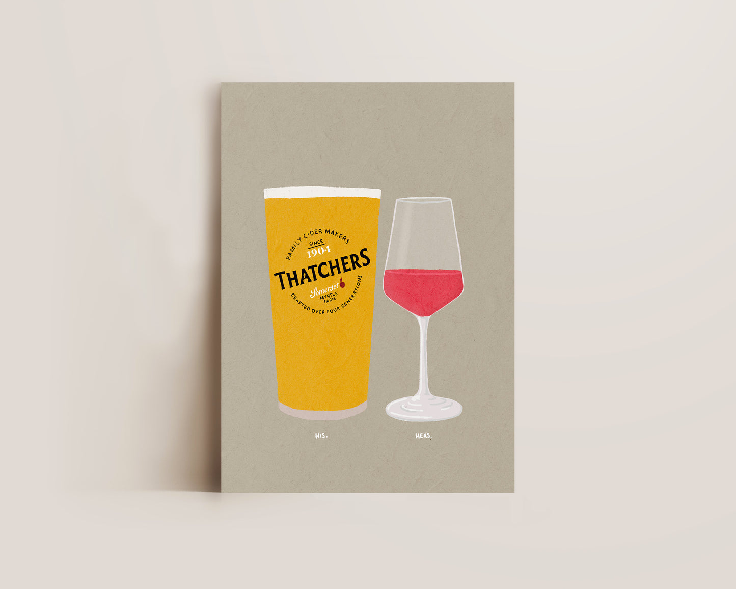 Thatchers & Rose Print