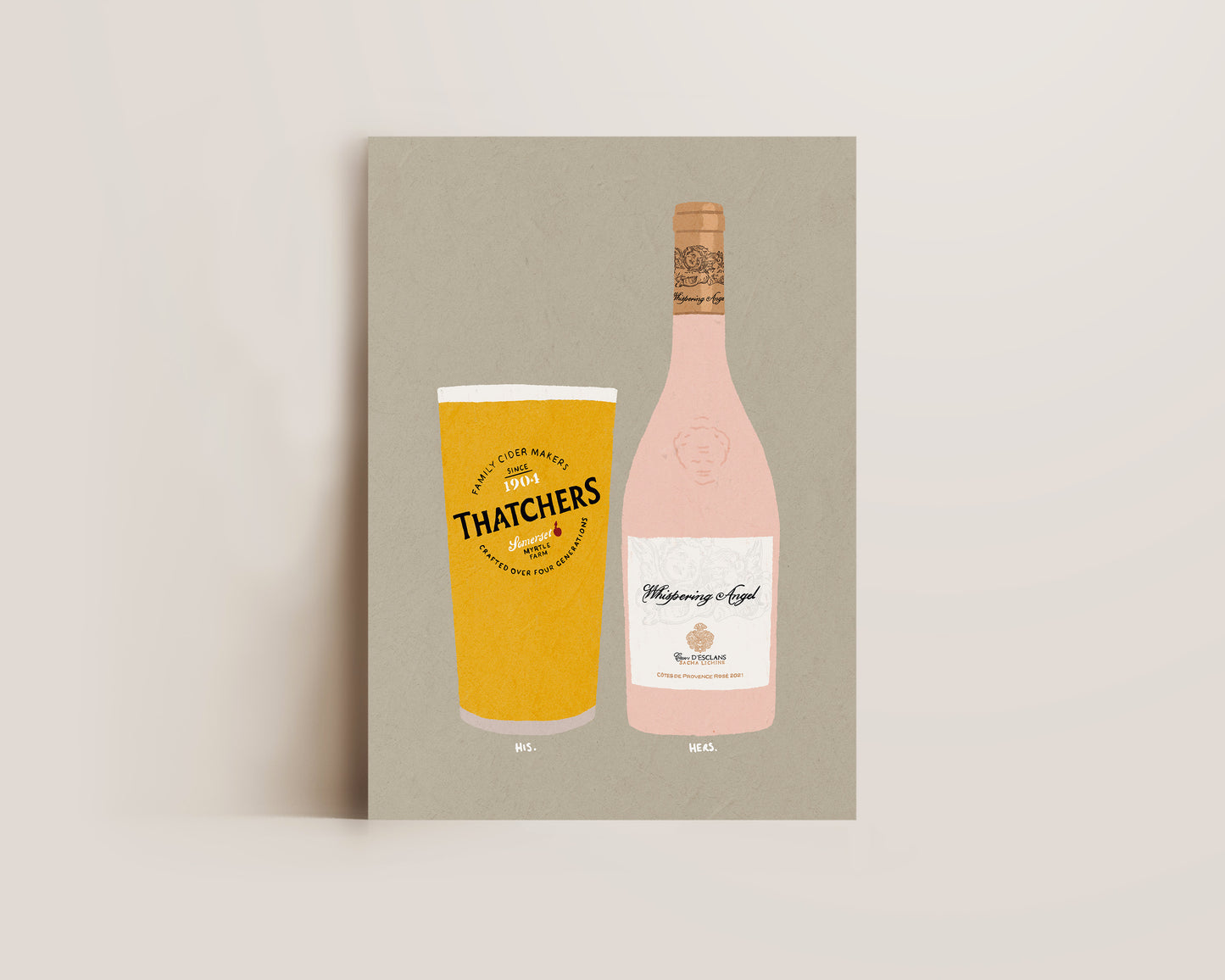 Thatchers & Whispering Angel Print