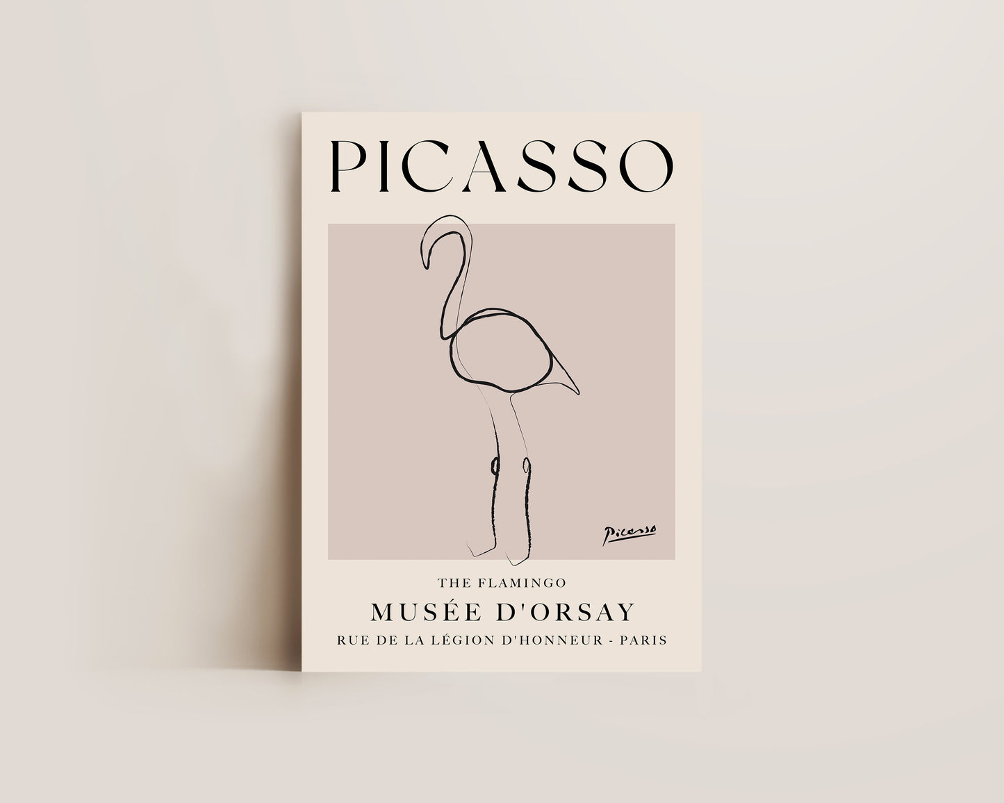 Picasso The Flamingo Print