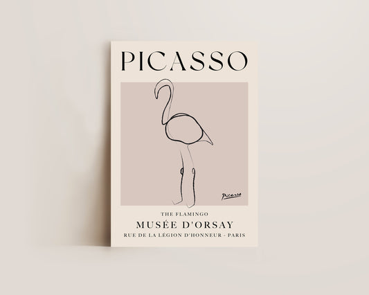 Picasso The Flamingo Print