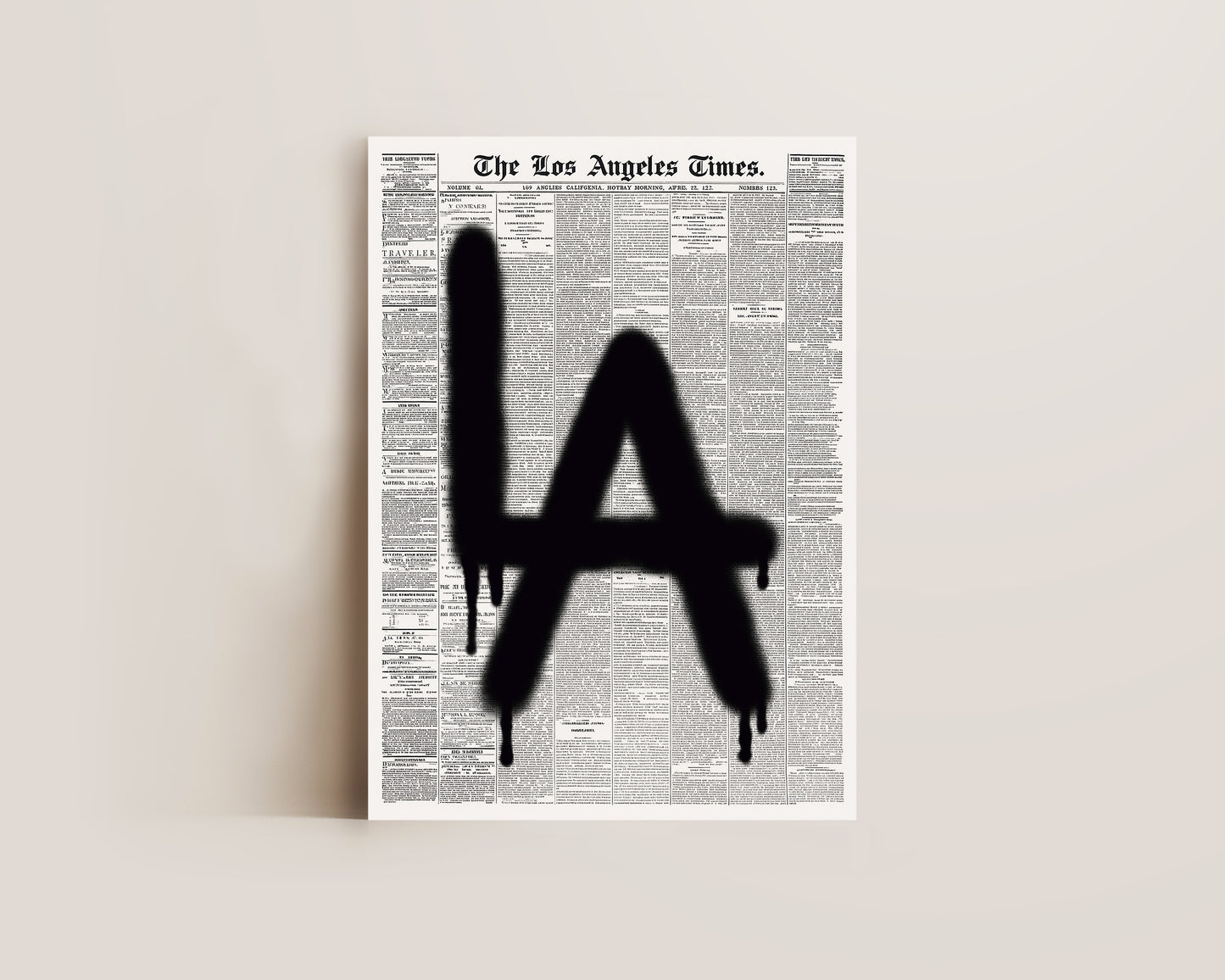 LA Newspaper Print