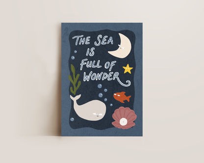 The Sea Is Full Of Wonder Print