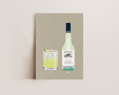 Tommy's Marg & South Island SB Print