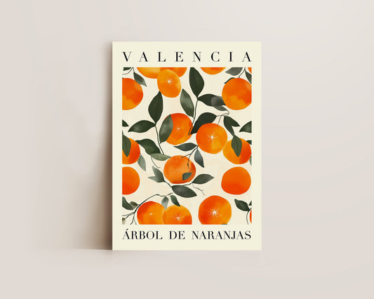 Valencia Oranges Print