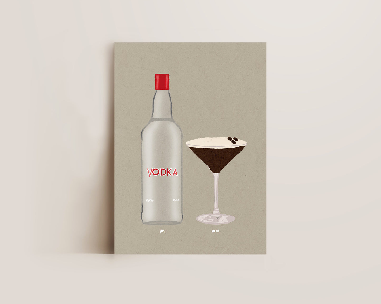 Vodka & Espresso Martini Print