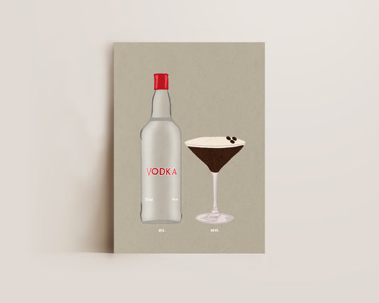 Vodka & Espresso Martini Print