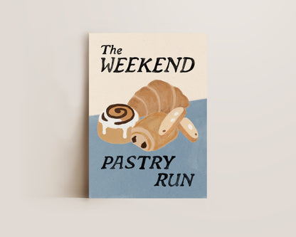 The Weekend Pastry Run Print