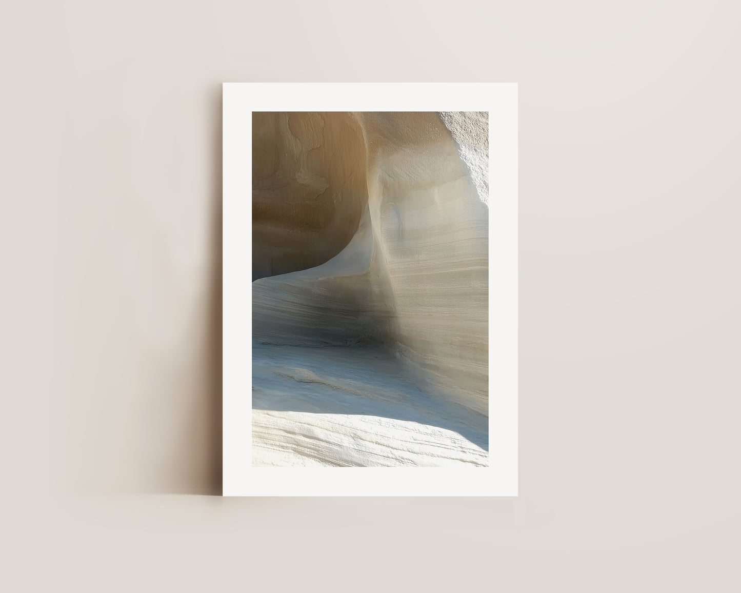White Caves Print