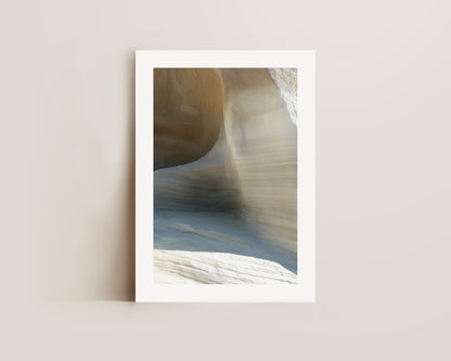 White Caves Print