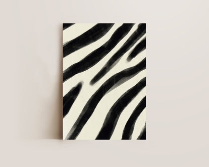 Zebra Pattern Print