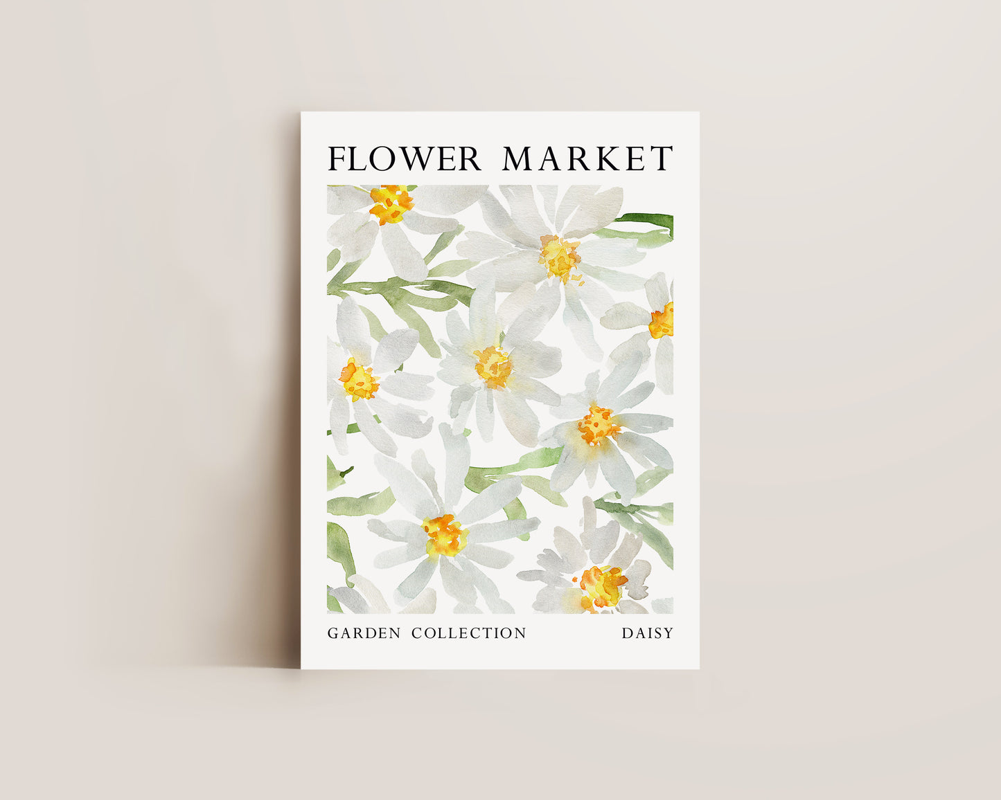 Flower Market Daisy Print