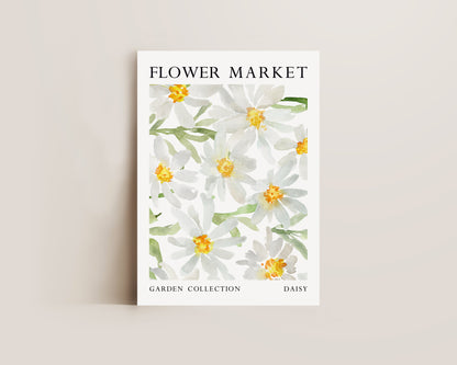 Flower Market Daisy Print