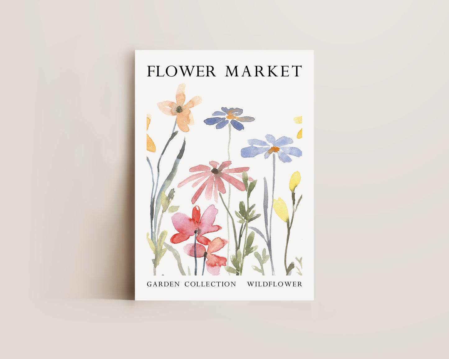 Flower Market Wildflowers Print