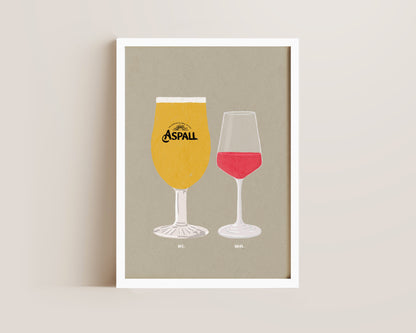 Aspall & Rose Print